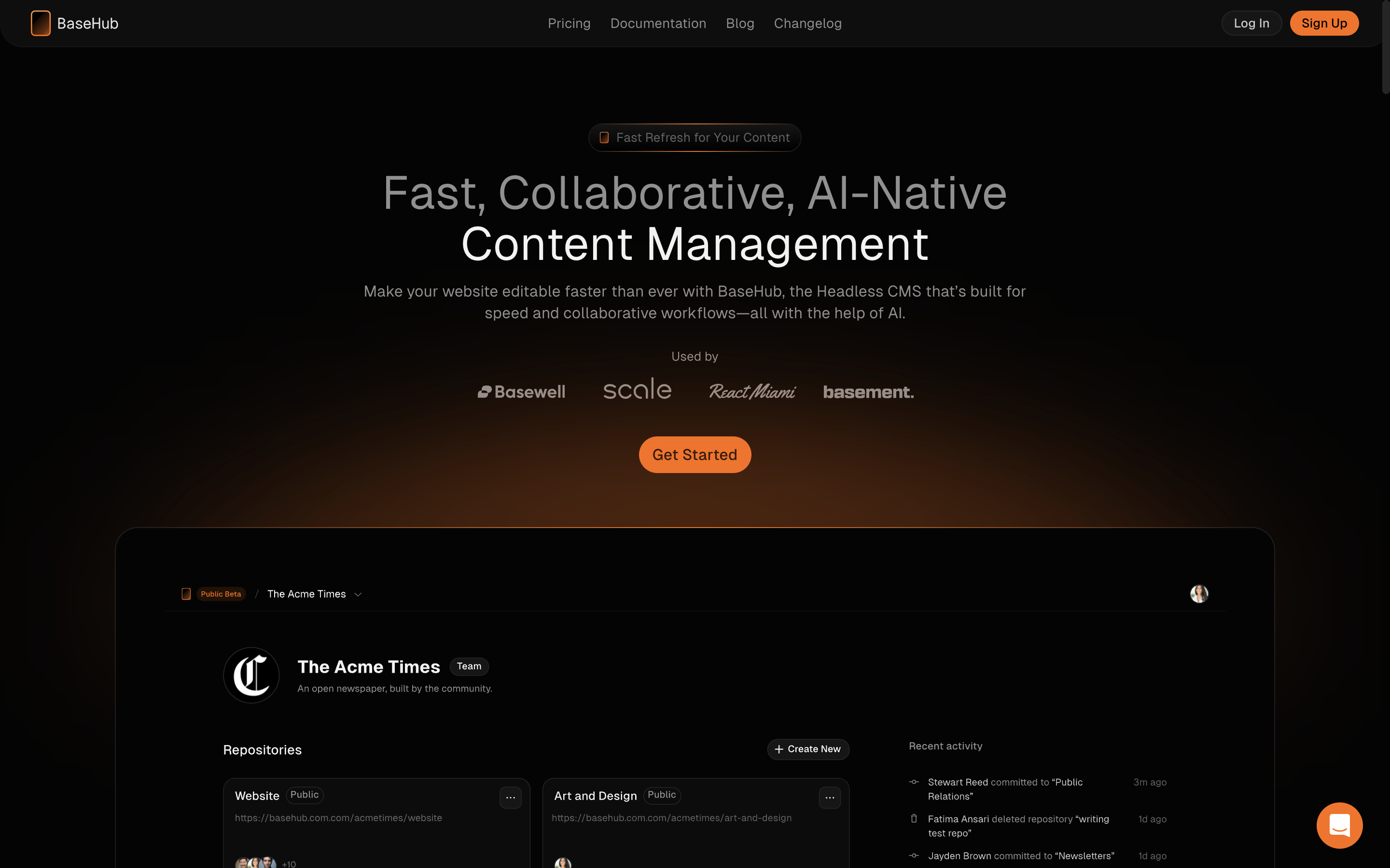 Fast, Collaborative, AI-Native Content Management